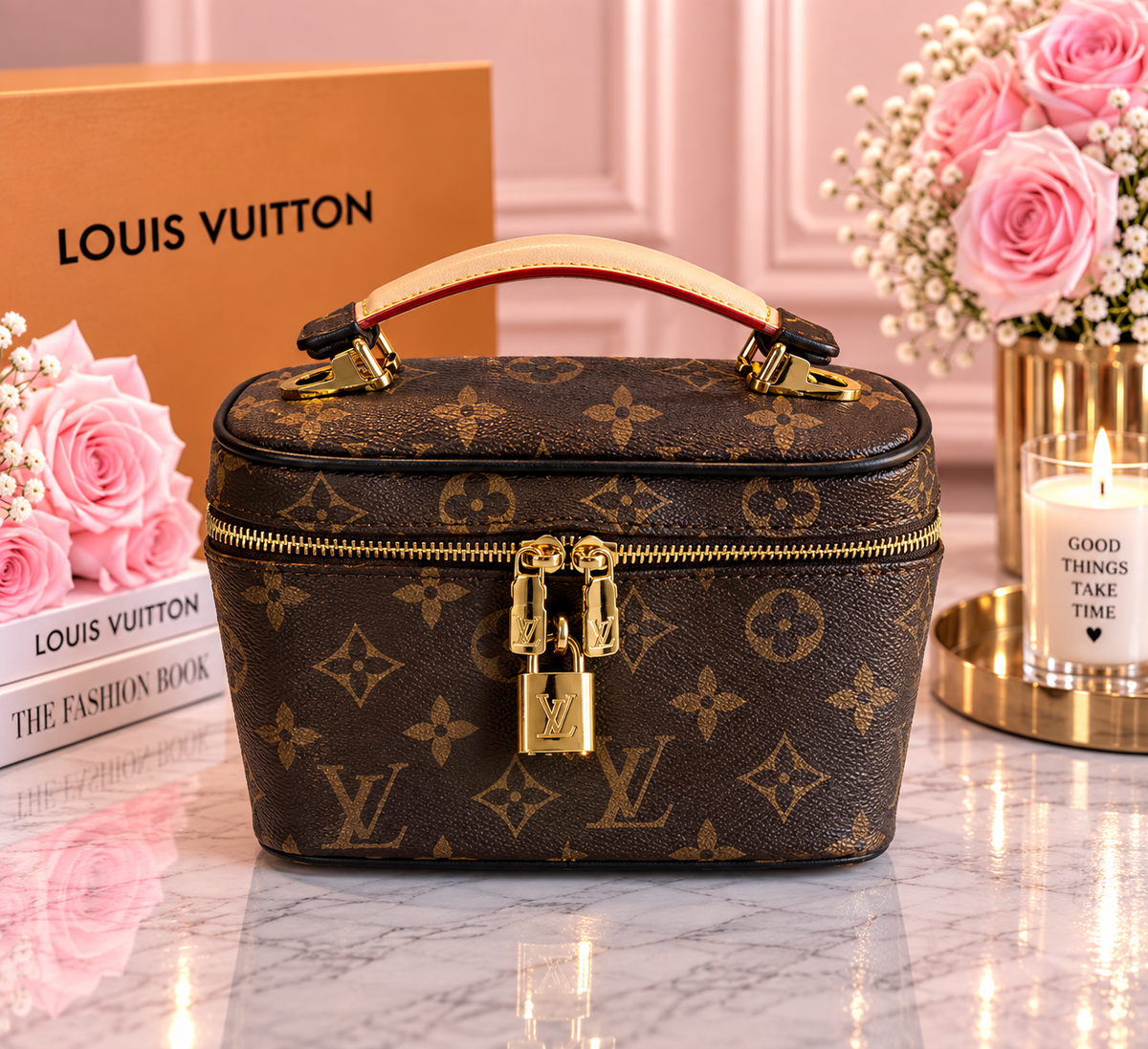 LV Vanity PM Dark Brown